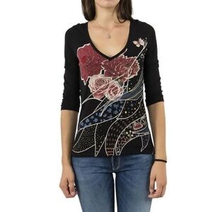 Desigual Keppary Top is Black US XS